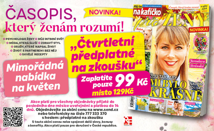 promo předplatného časopisů